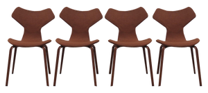1st Edition Grand Prix Chairs by Arne Jacobsen for Fritz Hansen, Set of 4, 1959