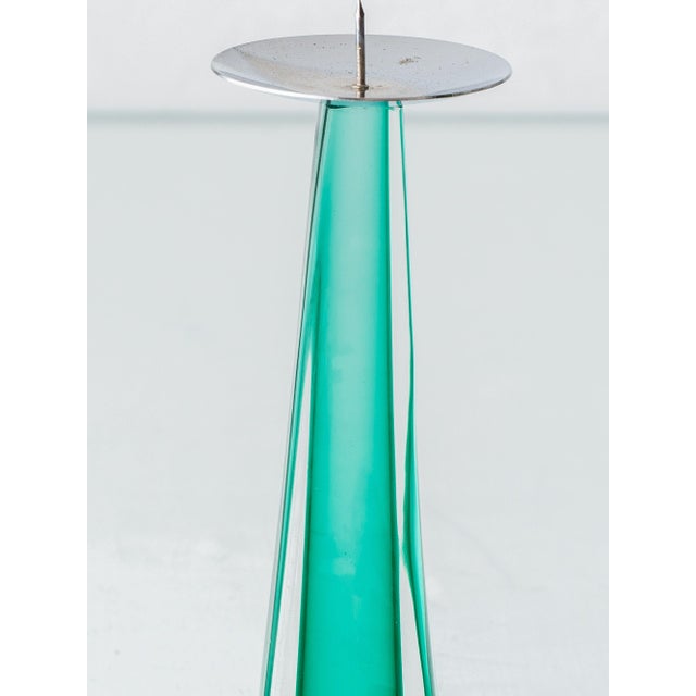 Murano Glass Candlestick by Giuliano Tosi, 2001 For Sale - Image 15 of 17