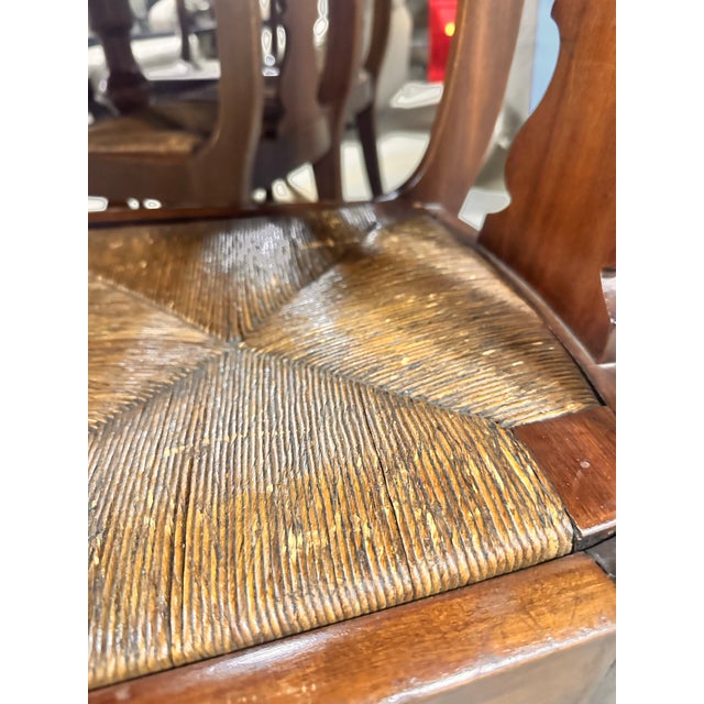 An exceptional and rare 8‑seat Drexel dining suite from the New Travis Collection. Solid maple. This complete set includes...