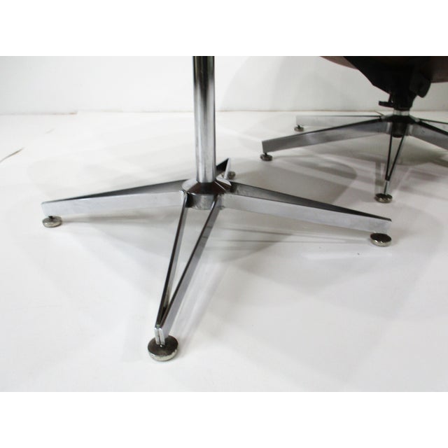 Plycraft Mr. Chair Leather Lounge and Ottoman by George Mulhauser For Sale - Image 10 of 12