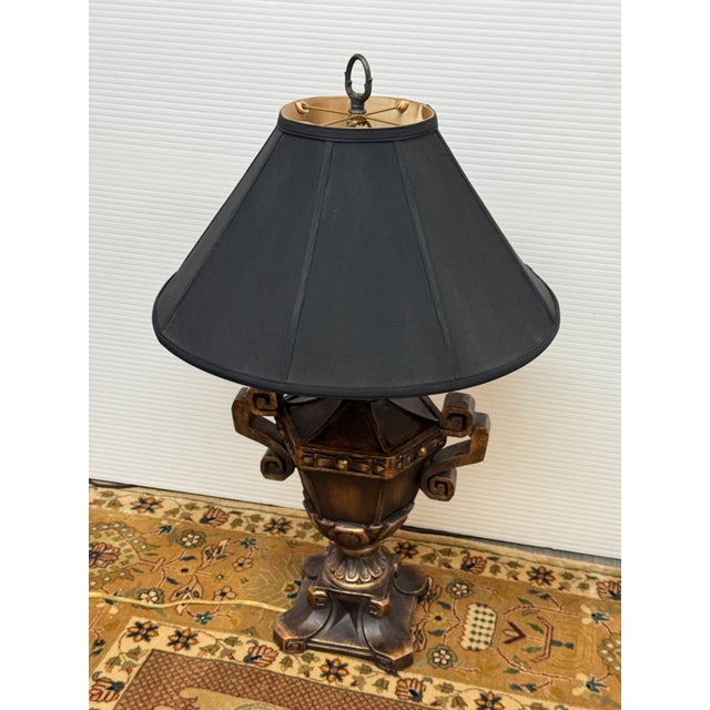 Neoclassical Style Urn Shaped Table Lamp For Sale - Image 12 of 12