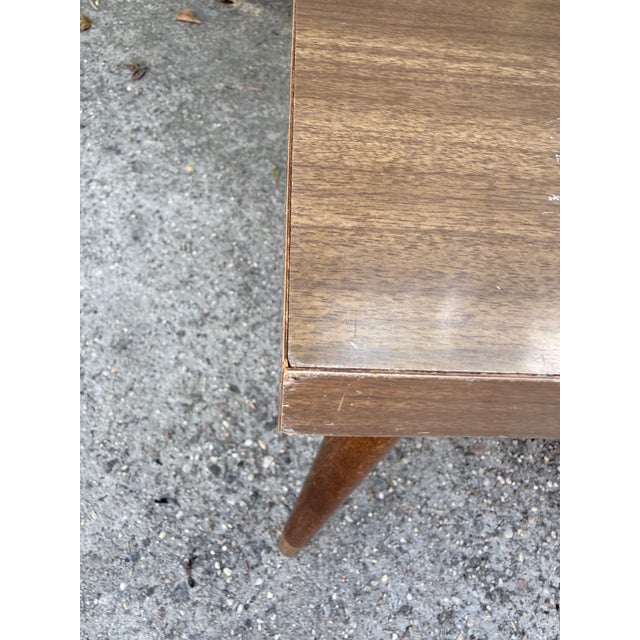 Mid 20th Century Mid-Century Single Tiered Square Coffee Table For Sale - Image 5 of 12