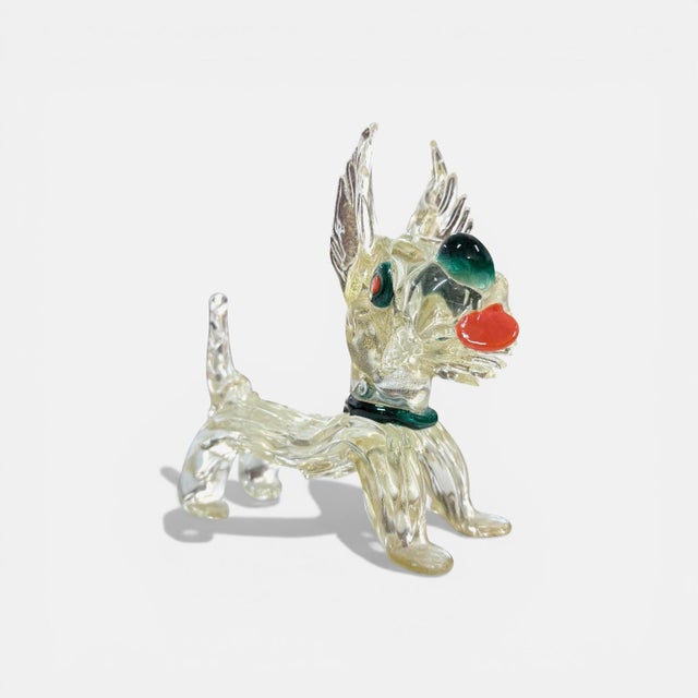 Murano Glass Dog Figurine, Italy, 1960s For Sale - Image 9 of 9