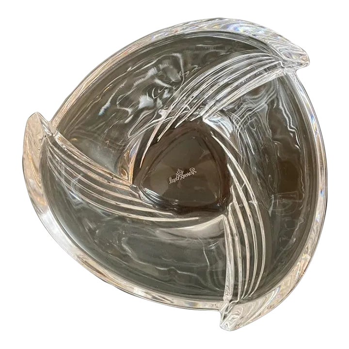German Art Deco Crystal Bowl Catchall by Rosenthal, 20th Century Chairish