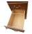 Wood Executive Chippendale Locking Filing Cabinet For Sale - Image 7 of 12