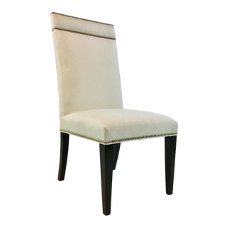 Hickory White Transitional Black and White Side Chair 901-62 For Sale