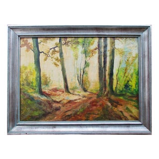 Conrad Felixmüller, Landscape, 1949, Oil on Canvas For Sale