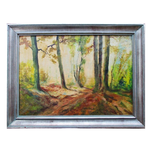 Conrad Felixmüller, Landscape, 1949, Oil on Canvas For Sale