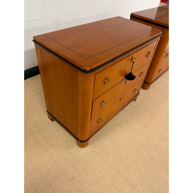 Vintage Biedermeier Bachelors Chests From National Mt. Airy, a Pair For Sale - Image 10 of 12