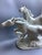 1960s Vintage 60s Hutschenreuther Germany Porcelain Galloping Stallion Horses Lg Statue Sculpture For Sale - Image 5 of 14