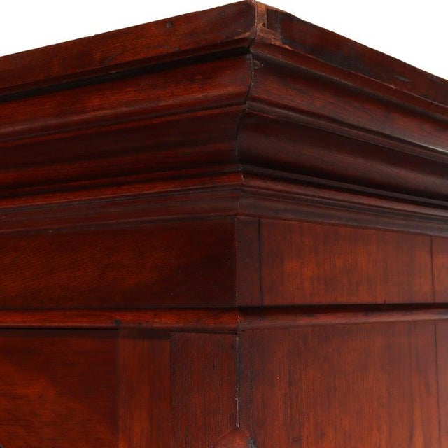 Brown Oversized Antique Victorian 2-Door 2-Drawer Walnut Bookcase C1890 For Sale - Image 8 of 18