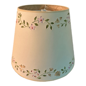 1990s Floral Lampshade by Mary Gray Lewis of Newtown, Pa