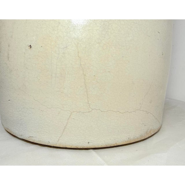 Antique 1800's J. Monsky Newark Nj Stoneware Salt Glazed Cobalt Pottery 2 Jug For Sale - Image 13 of 13