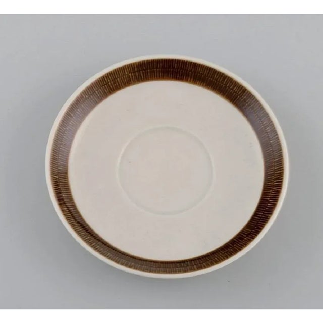 10 Cook Coffee Cups with Saucers by Hertha Bengtsson for Rörstrand, Set of 20 For Sale - Image 4 of 6