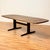 The dining table was manufactured in Denmark in ca. 1970s-80s, by Skovby Møbelfabrik. It is made of varnished solid oak...