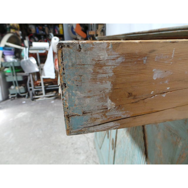 Early 19th Century Swedish Gustavian 100% Original Painted Sideboard For Sale - Image 5 of 11