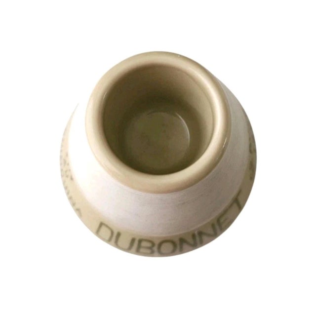 1950s Vintage 1950s French Porcelain Dubonnet Match Striker For Sale - Image 5 of 6