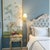 W24"*h48"/Panel * a Set of 3 Panels Peony on Light Blue Tea Paper, Wall Artwork, Painting, No Frame, Tea Wallpaper For Sale - Image 4 of 7