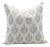 Fabdivine Floral Block Print Pillow Cover 24x24 Inch Duck Canvas- Neelgagan For Sale