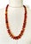 An elegant vintage Baltic amber bead necklace, crafted in Italy during the 1970s. Weighing 60 grams with a drop length of...