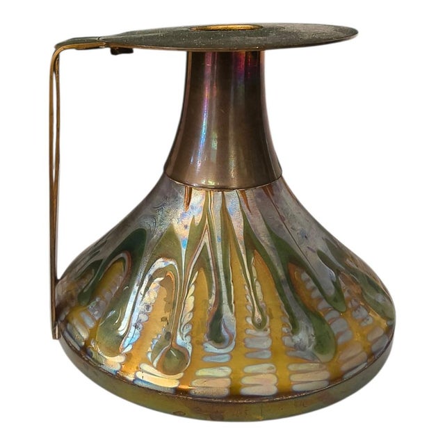 Phenomenon Genre 358 Candleholder from Loetz Witwe, 1890s For Sale - Image 5 of 7