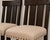 Early 21st Century Counter Height Stools, Set of 2, Upholstered With Nailhead Trim, Dark Wood For Sale - Image 5 of 5