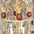 Metal Vintage Coastal Painted Metal Pineapple Chandelier For Sale - Image 7 of 13