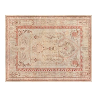 Antique Turkish Oushak Rug For Sale