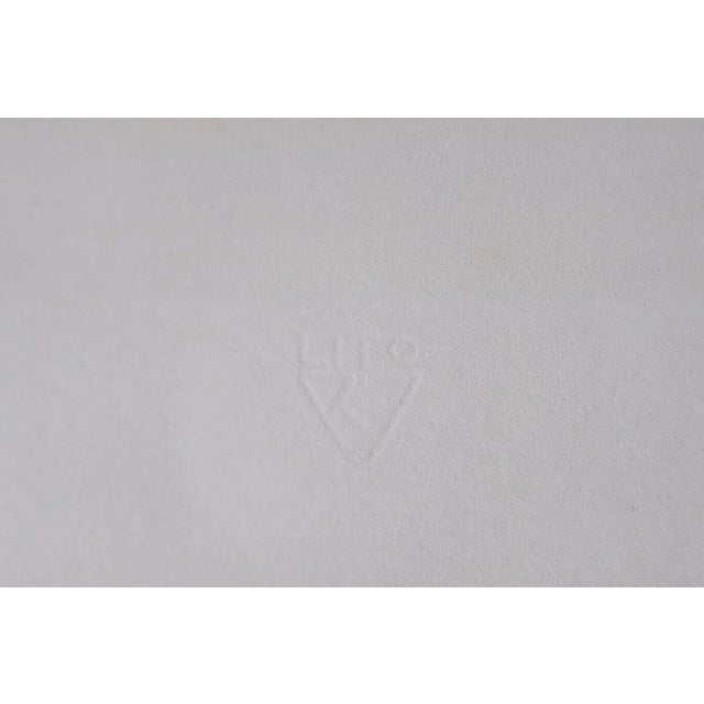 Color Lithograph on Van Gelder Zonen Paper by Jörgen Fogelqvist, 1980s For Sale - Image 7 of 9