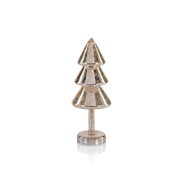 Brighten up your holiday season with the Crimbo Sparkle Layered Cone LED Trees. These festive tabletop trees feature a...