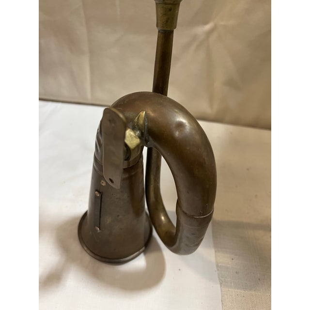 1970s Brass Horn, Made in England For Sale - Image 4 of 7