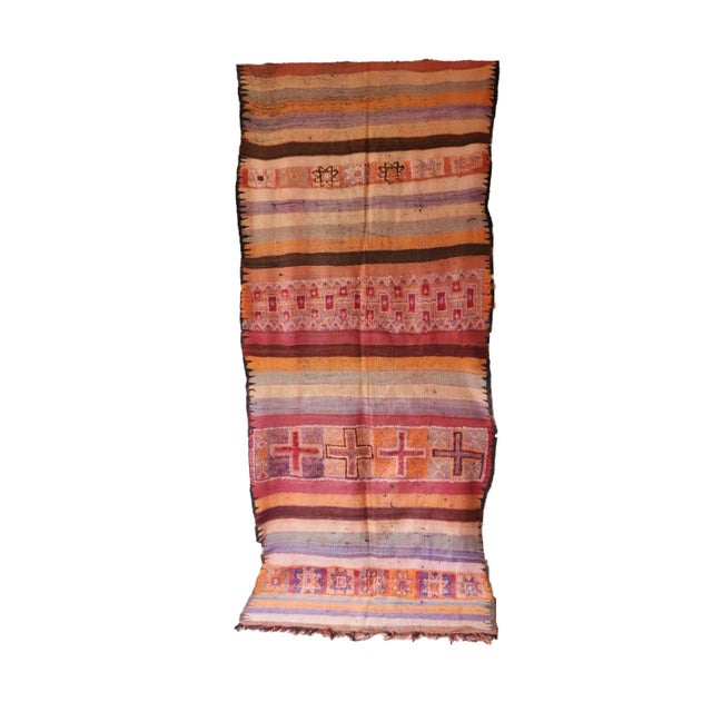 Mid-Century Vintage Moroccan Rug For Sale - Image 9 of 9