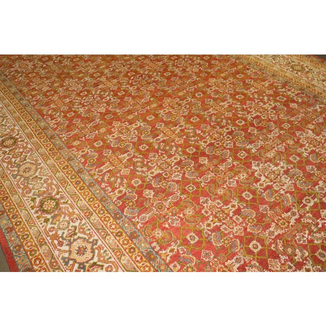 Large Herati Rare Size Persian Mahal Rug no. 10948 For Sale - Image 13 of 16