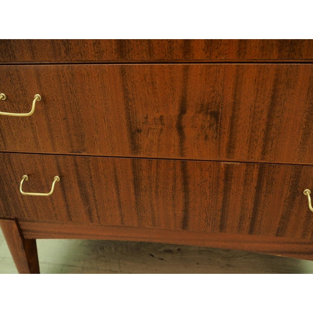 Scandinavian Mahogany Chest of Drawers, 1970s For Sale - Image 9 of 12