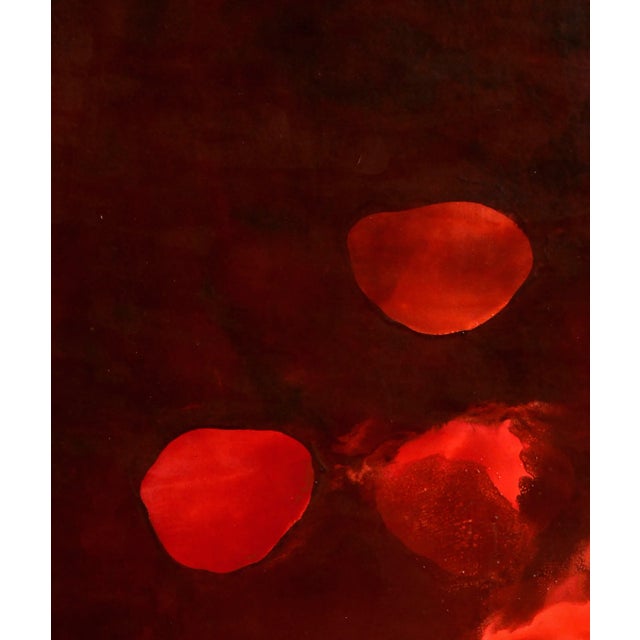 2000 - 2009 "True Selves" Red Abstract by Sharon Weiner For Sale - Image 5 of 9
