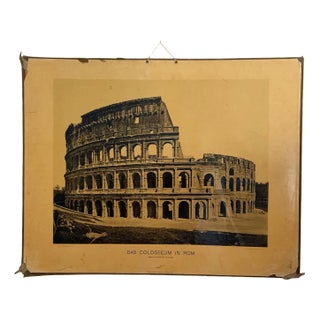 C.G. Roeder, Das Collosseum in Rome, ​​1897, Collytype Print For Sale