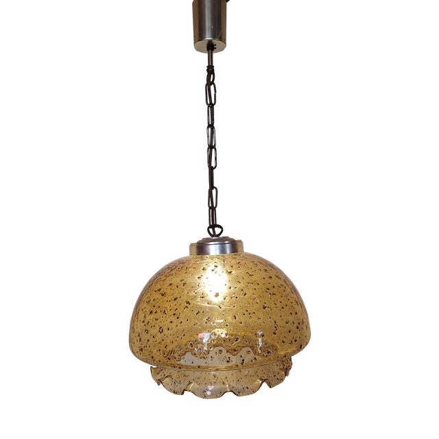 Vintage Hanging Lamp by Marbach Elektronik, 1970s For Sale