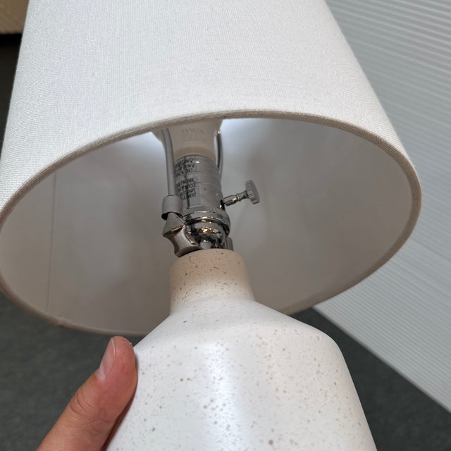 Rejuvenation Leahy Speckled Ceramic Table Lamp For Sale - Image 9 of 9