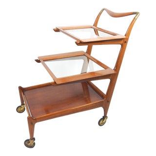 1950s Cesare Lacca Bar Cart For Sale