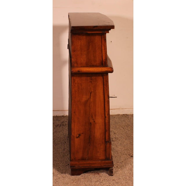 16th Century Renaissance Italian Oratory in Blond Walnut with Inlays For Sale - Image 9 of 15