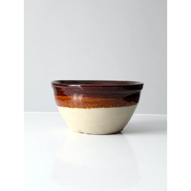 Farmhouse Antique Stoneware Bowl For Sale - Image 3 of 9
