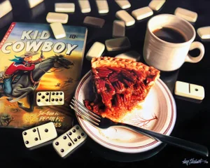 Doug Bloodworth Pecan Pie (Large Signed Giclee on Canvas), 2011