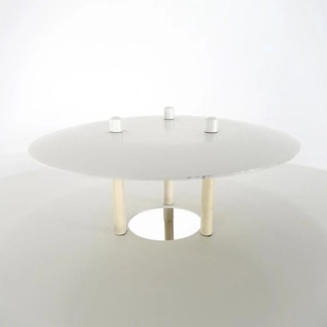 Mid-Century Modern White Steel Floor Lamp from Frandsen For Sale - Image 4 of 10