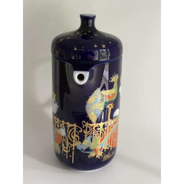 Series: 1001 Nights Material: Porcelain Design: Björn Wiinblad Condition: Very good used condition, no clips, first choice...