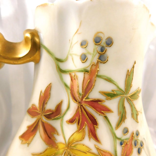 Ceramic Late 18th Century Signed Haviland Hand Painted and Decorated Chocolate Pot For Sale - Image 7 of 14