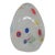 Murano Latticino Millefiori Art Glass Egg Large Italian Paper Weight 4810b For Sale
