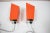 Orange Wall Lamps from Lidokov, 1970s, Set of 2 For Sale - Image 8 of 11