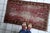 Persian Antique Persian Hamadan Distressed Handmade Rug 2.6' X 4.4' 1920s For Sale - Image 3 of 11
