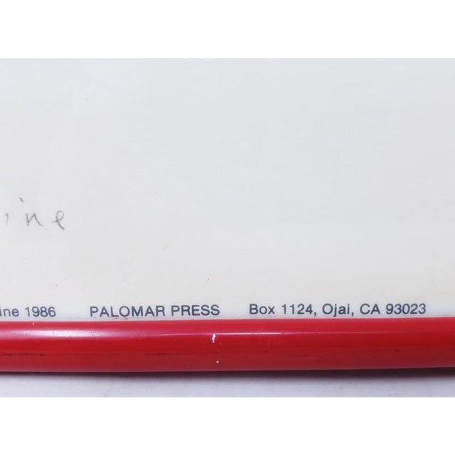 Vintage 1986 Richard Stine - Patient Dogs - Signed Print Framed - Waiting in Line For Sale In Los Angeles - Image 6 of 15