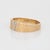 70s Vintage Diamond Band 14k Yellow Gold Sz 11 Ring Mixed Cuts v Design For Sale - Image 4 of 7